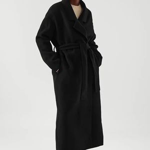 COS belted wool coat